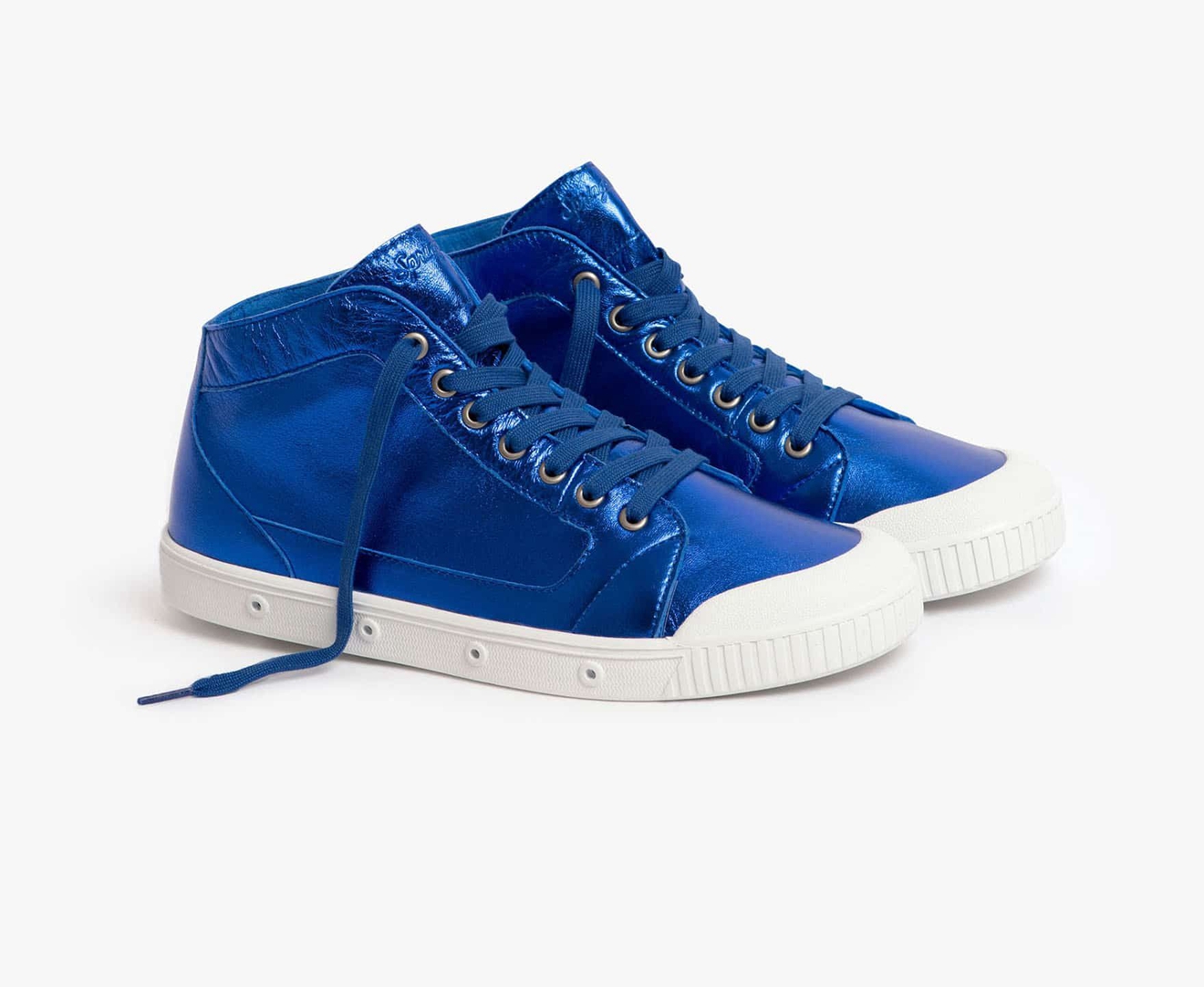 Spring Court M2 LAMBSKIN Men's Trainers Blue | South Africa-46NJCTLFS